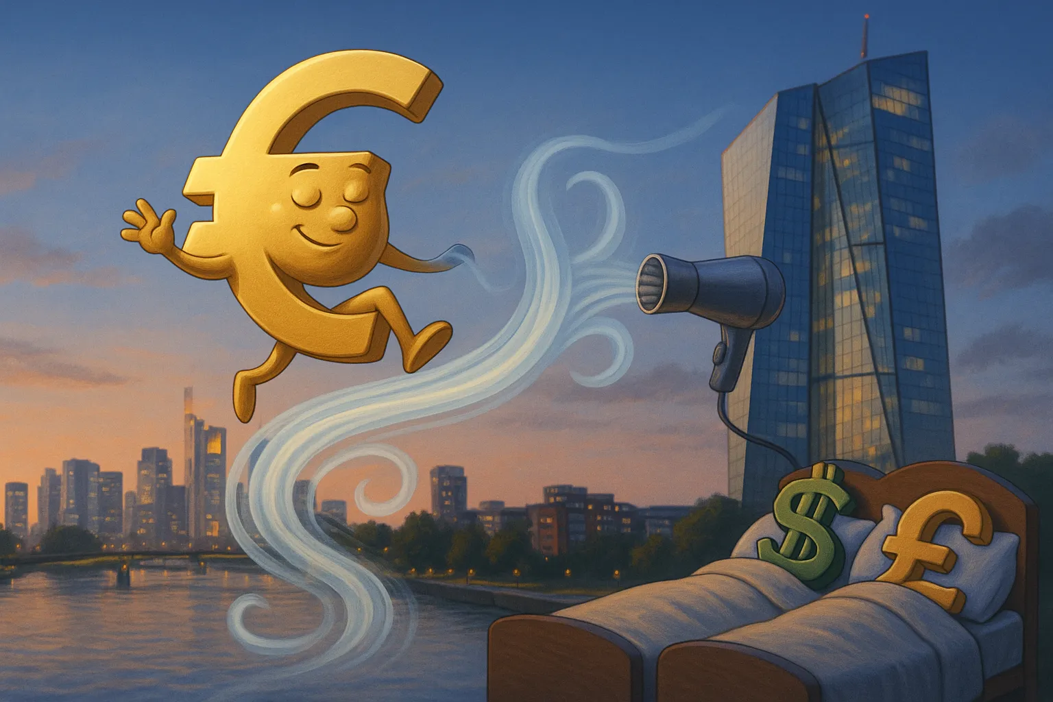 Euro finds support as ECB warns inflation risks are tilted up