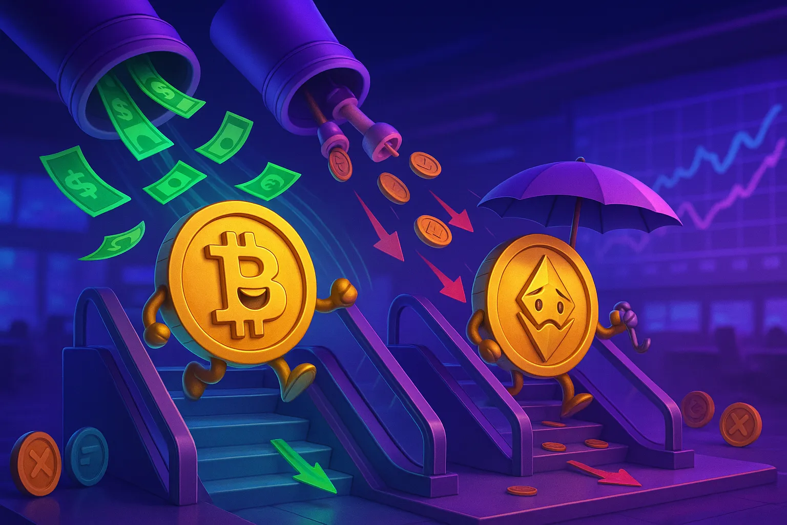 Bitcoin ETFs pull in cash as Ether funds see fresh outflows