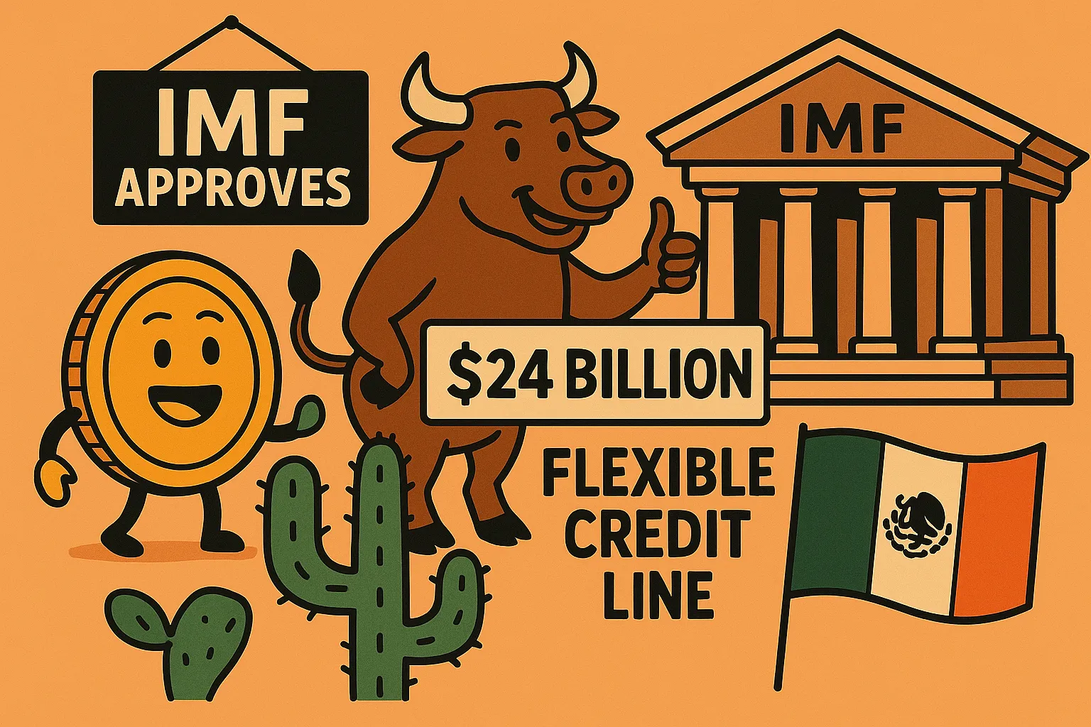 IMF approves 24 billion credit line for Mexico