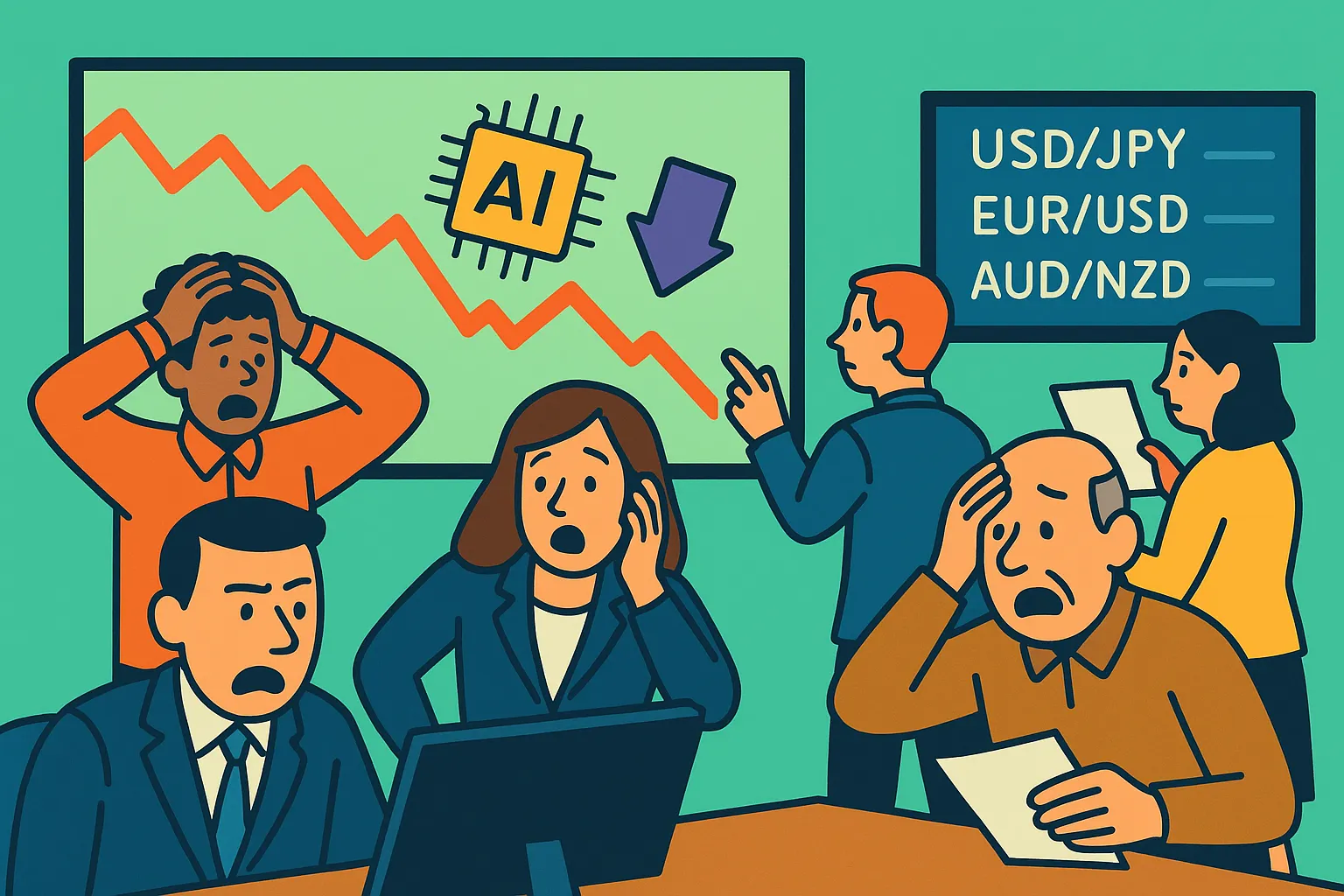 AI stock selloff tests global risk appetite